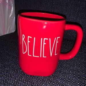 Rae Dunn Believe Christmas Mug